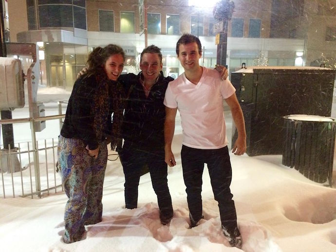 Look at all the snow!