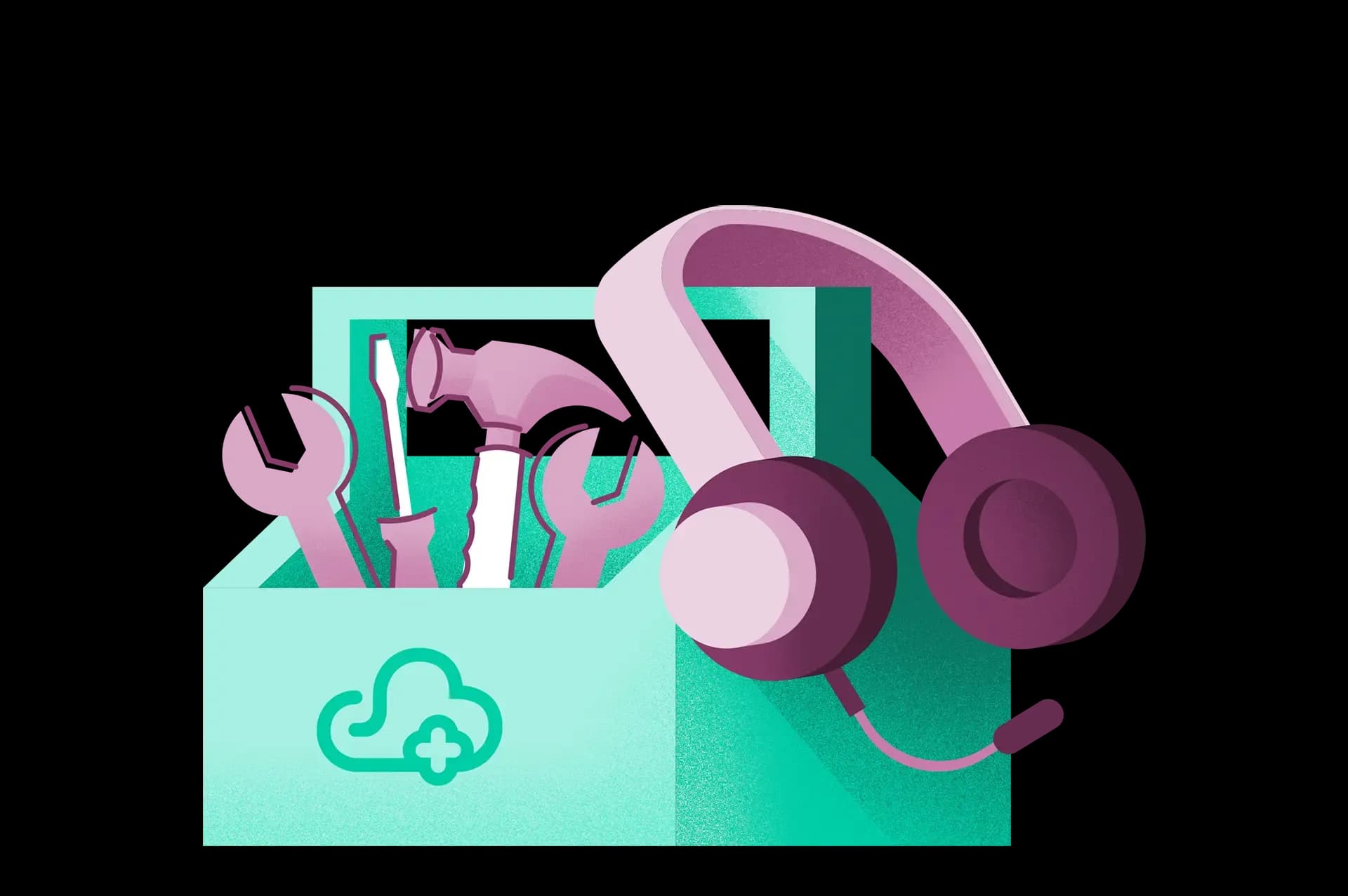 ezyVet support illustration