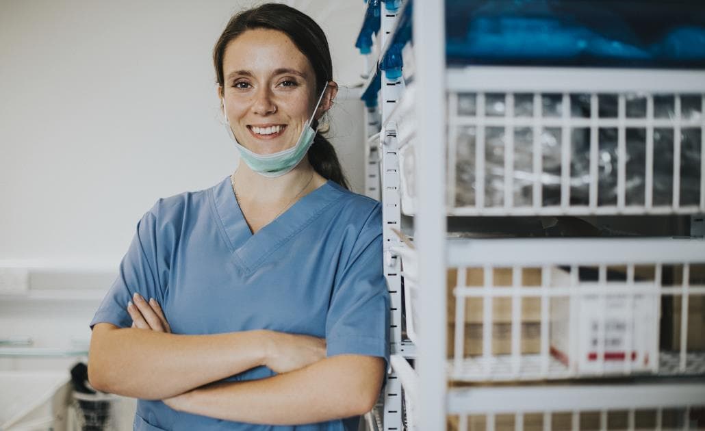 Nurse in supplies room 1030 x 630