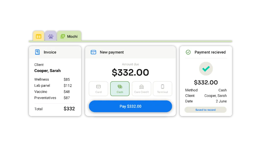 ezyVet UI
