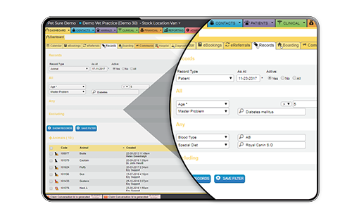 Records Dashboard